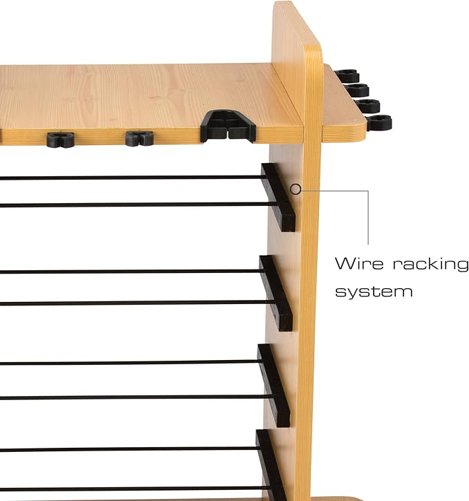 Rush Creek Creations Fishing Rod Holder for 14 Saltwater/Freshwater Rods, Fishing Pole Holder w/ up to 4 Fishing Gear Tackle Box Storage for Garage Organization/Boat Storage for Fishing Accessories | Fishing Pole Holder