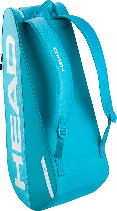 HEAD Tour Racquet Bag M (6R) Tennis Bag - Holds Up to 6 Racquets, CCT+ Climate Control Technology, 2 Main Compartments, Shoe Pocket & Backpack Carry System