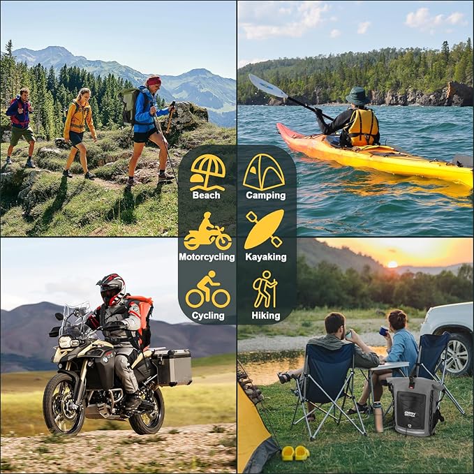 OSAH DRYPAK Waterproof Backpack Dry Bag 25L/35L/55L/85L – Heavy Duty Roll-Top Hiking Backpack Sack Keeps Gear Dry for Travel, Kayaking, Boating, Camping, Rafting and Fishing