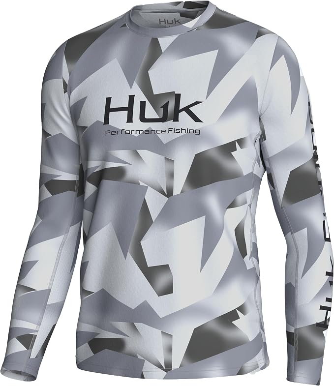 HUK Men's Icon X Long Sleeve Shirt, Performance Fishing Shirt