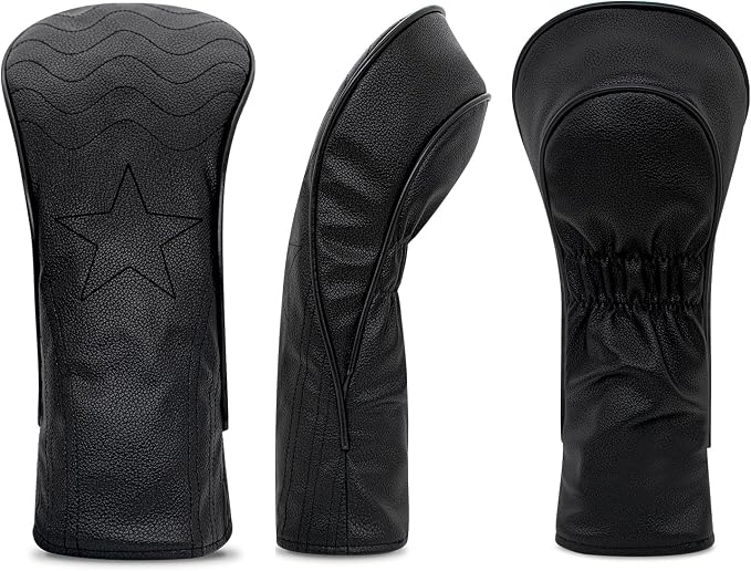 Golf Accessories Golf Club Covers for Golf Driver Headcovers Fairway Wood Headcover Hybrid Head Covers for Men Women Golfer Fit the Most Brands