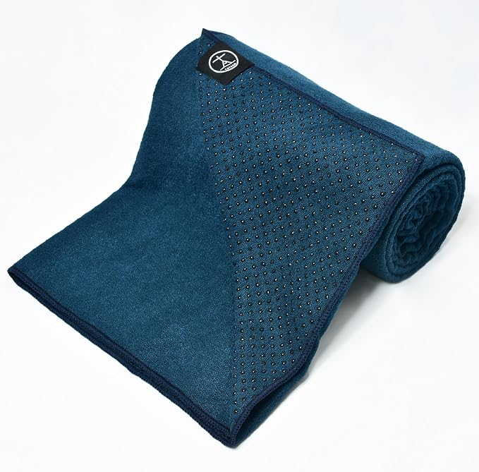Tatago Yoga Mat Towel Non Slip for Hot Yoga. Our Hot Yoga Towel is Thicker, More Absorbent, and a Perfect Hot Pilates Mat Towel. 400GSM Microfiber Quick-Dry!