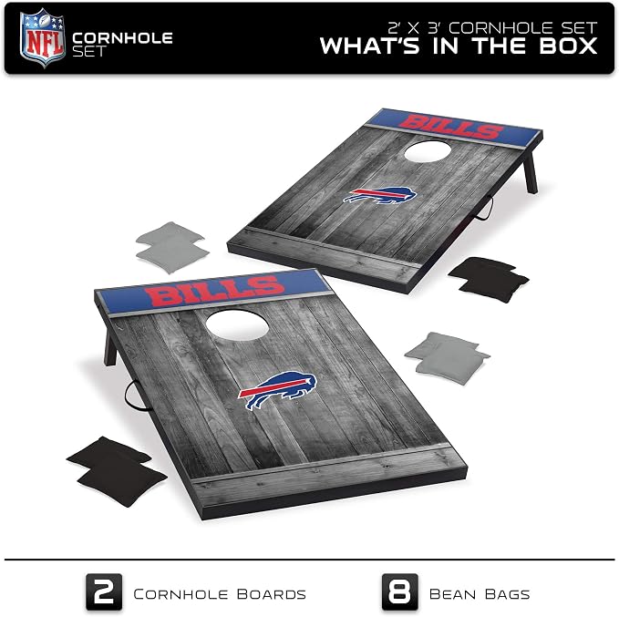 Wild Sports 2'x3' MDF Wood NFL Cornhole Set