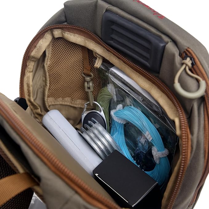 Fly Fishing Large Waist Pack with Water Bottle Holder, Wide Fanny Fishing Tackle Storage Bags