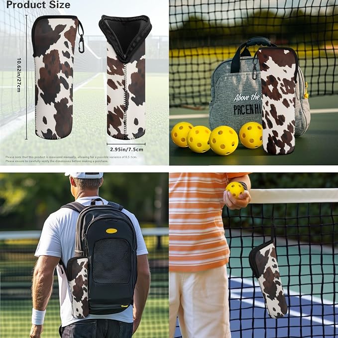 Pickleball Paddles Set 3PCS Pickleball Paddle Case Pickleball Racket Pickleball Bag Ideal for Beginners Gifts