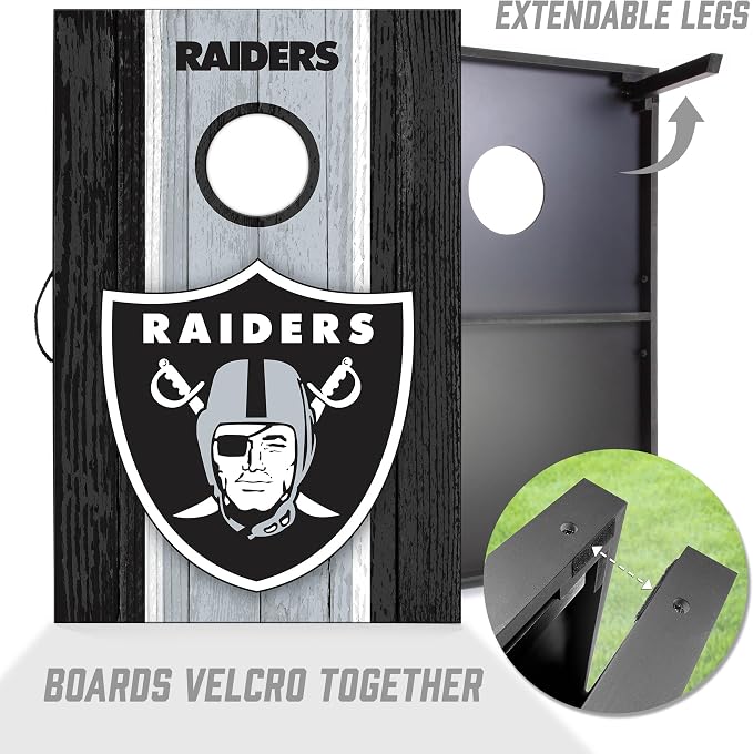 YouTheFan NFL 2' x 3' Portable Cornhole Game with Logo Bags