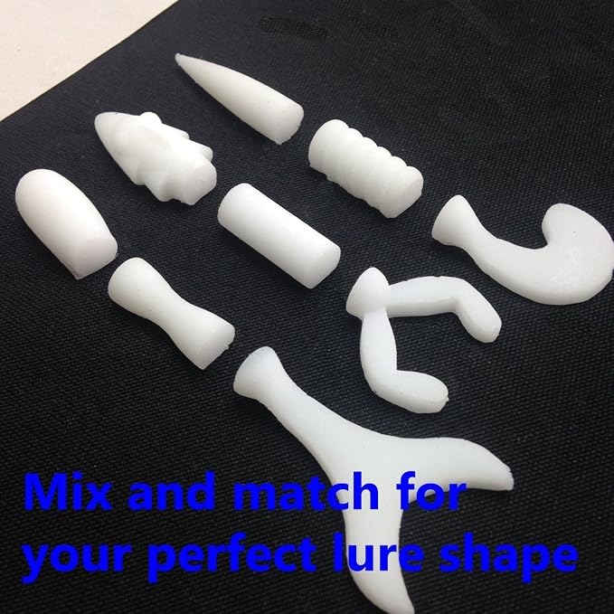 ComposiMold Make Your Own Soft Bait Fishing Lures KIT - 1 Piece - Custom Soft Bait Fishing Lure Kit