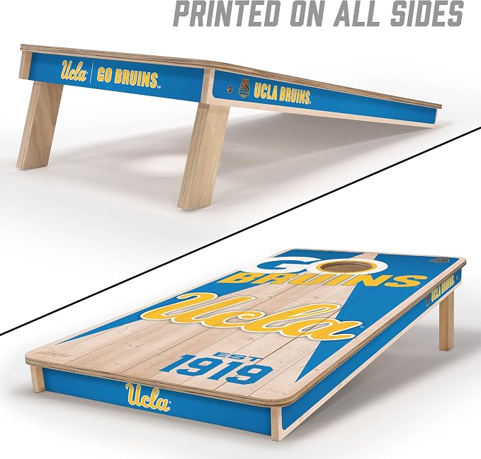 YouTheFan NCAA 2’ x 4’ Professional Wood Cornhole Game