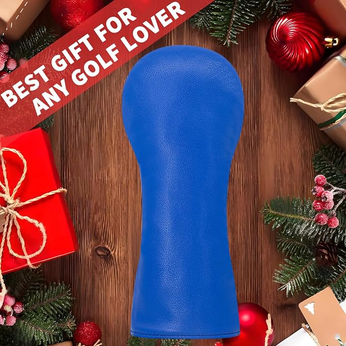 Golf Accessories Golf Club Covers for Driver, Fairway, Hybrids - Golf Driver Headcover/Golf Fairway Wood Head Cover/Hybrid Headcover for Men/Women Golfer