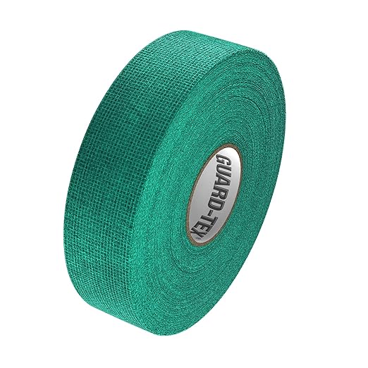 Guard-Tex® Green Finger Tape 3/4 in Self-Adhering Cotton Gauze for Trades — No Adhesive No Residue Skin Protection and Tool Grip — 16 Rolls x 90 ft — Made in USA Since 1935