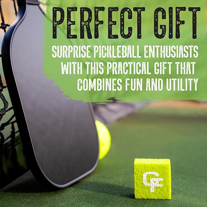 Gradient Fitness Pickleball Paddle Eraser, Pickle Ball Racket Natural Cleaner, Efficiently Removes Ball Residue, Dust, Dirt, & Minor Scrapes/Scratches, Increases Grit
