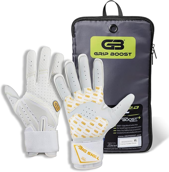 Grip Boost Big Skill 2.0 Adult Lineman Football Gloves