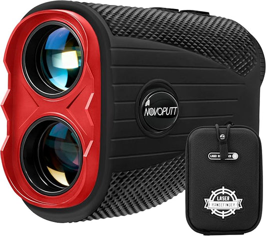 Golf Rangefinder with Slope - 1200 Yards Range Finder for Golfing/Hunting, 7X Magnification, Flag Pole Locking Vibration, Rechargeable Range Finders with Magnet Stripe, Best Golf Accessories Gift