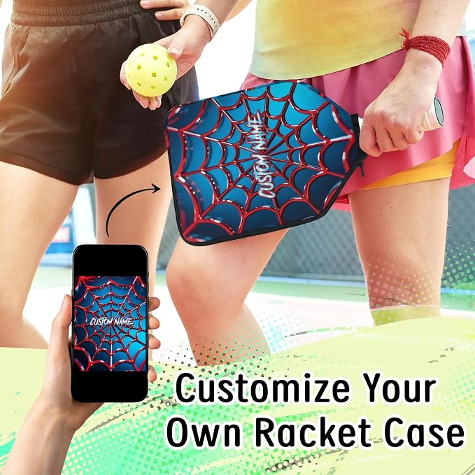 Personalized Pickleball Paddle Cover, Robust & Waterproof Custom Pickleball Paddle Case for Ultimate Protection