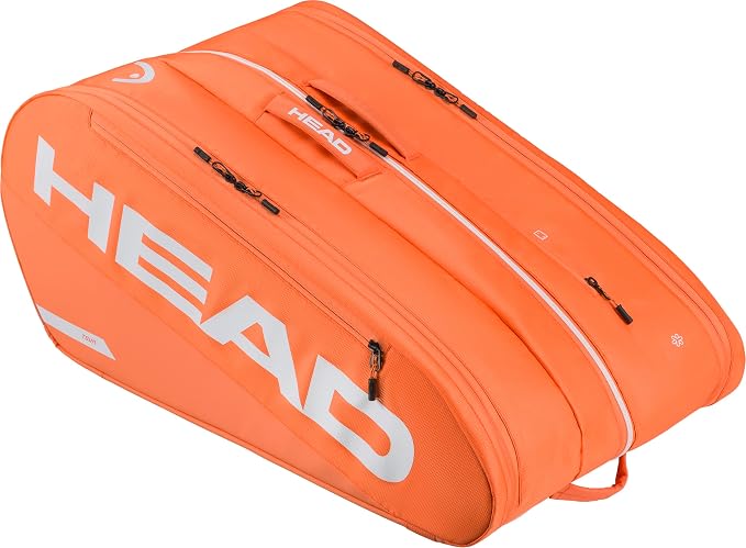 HEAD Tour Racquet Bag XL (12R) Tennis Bag - Holds Up to 12 Racquets, CCT+ Climate Control Technology, 3 Main Compartments, Shoe Pocket & Backpack Carry System
