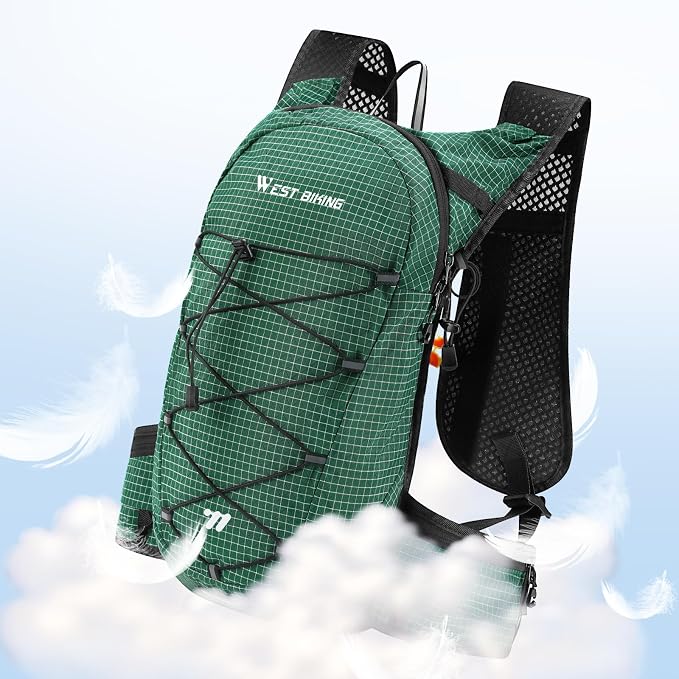 Lightweight Hydration Backpack with 2L Water Bladder Running Hydration Vest Backpack Specialized Hydration Pack for Cycling, Hiking, and Mountaineering