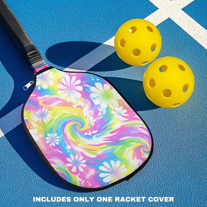 Blue Camo Corgi Pattern Print Pickleball Paddle Covers Only Paddles Holder Sleeve Fits Most Rackets
