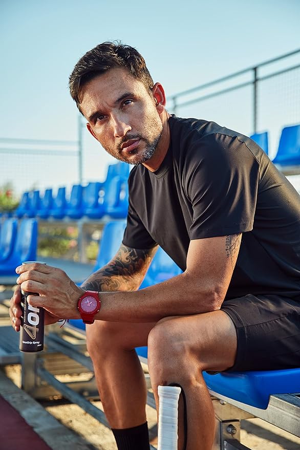 4on Total Grip Spray – Non-Slip Spray to Improve Your Grip. Effective for Padel and Pickleball - Provides Maximum Grip and Friction for Sweaty Hands - 6.77 Oz (200 ml)