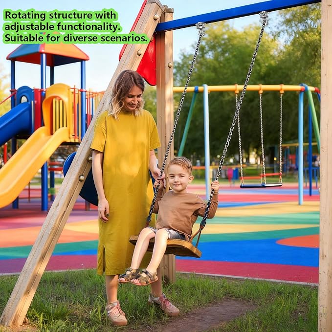 Swing Hangers Heavy Duty Smooth Operation with 180° Swing Bearings 1000 lb Capacity for Indoor Outdoor Swing Chairs Hammocks Playgrounds Yoga