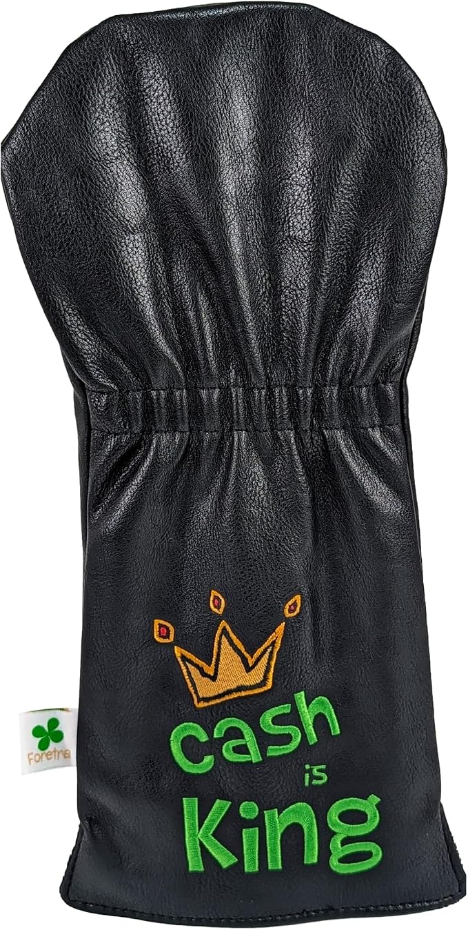 Foretra Driver Headcover | Premium Leather Golf Club Covers | Novelty Design Golf Head Covers Essential Golf Accessories for Men and Women | Universal Fit for Golfer Clubs