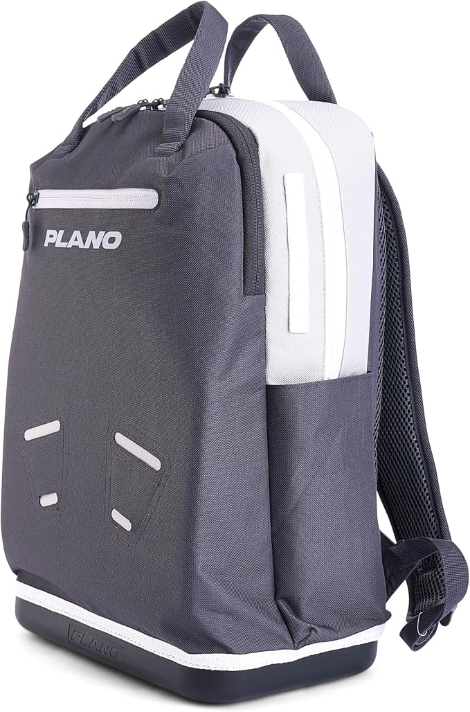 Plano Weekend Softside 3700 Tackle Backpack, Cutting-Edge Fishing Tackle Bag, Molded Waterproof Base, Spacious Storage, Die Cut Tool Sleeves, Daisy Chain Attachment Points