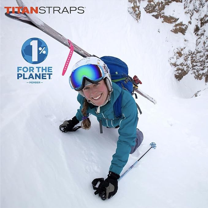 Titan Industrial Straps – Safety Strap Set to Secure Splits, Cargo Bikes, Garden Hoses, Wood Working Projects – 70 lb. Working Load, 36" Length, 4-Pack Coyote Tan