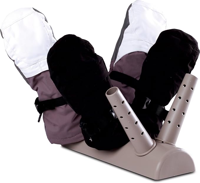 Green Glove Dryer for Hats, Gloves, Shoes & More (Eco Dryer Tan W/2 Extension Nozzles)