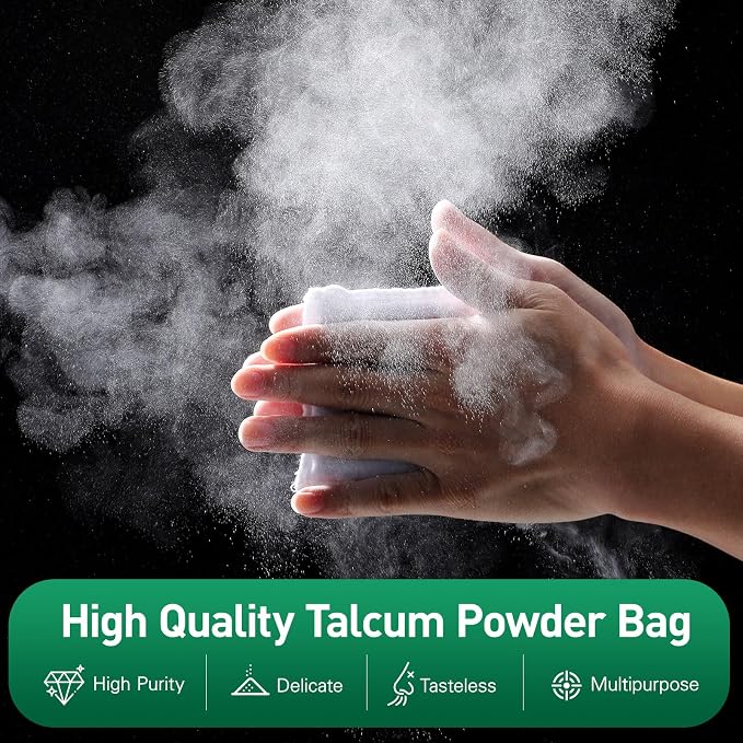 Toddmomy Talc Powder Bag for Billiards, Talcum Powder Bag for Billiard Pool Dry Hands and Improved Cue Control