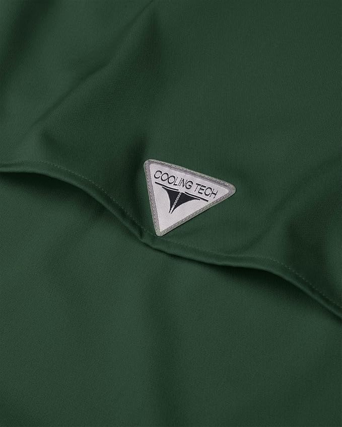 Alimens & Gentle Short Sleeve Fishing Shirt Wicking Fabric Sun Protection Casual Button Down Shirts