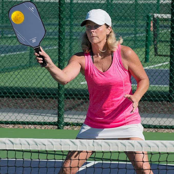FH-500 T700 Pickleball Racket, 14MM Thick Two-Handed Offensive Pickleball Racket, Speed and Control