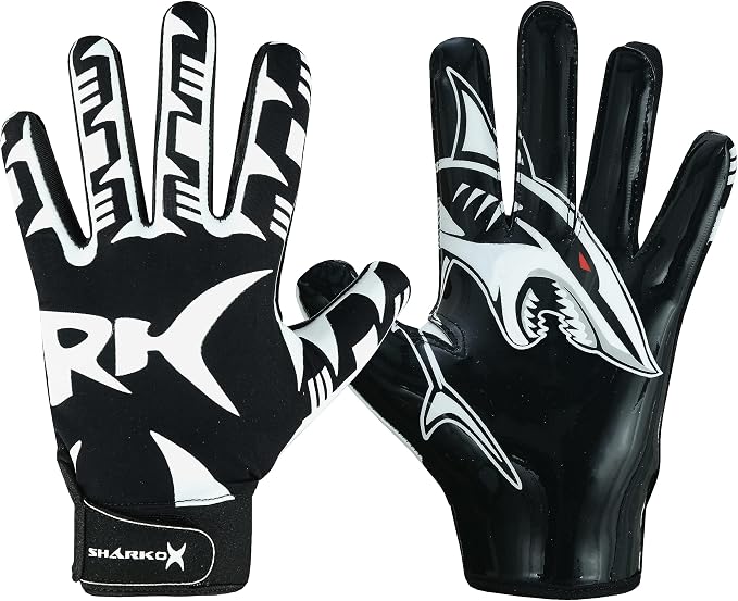 Non-Slip Tacky Football Gloves Ball Feel Sensation, Football Receiver Gloves in Youth, Adult, and Kid Sizes, Ultra Sticky Silicone Strong Palm Grip
