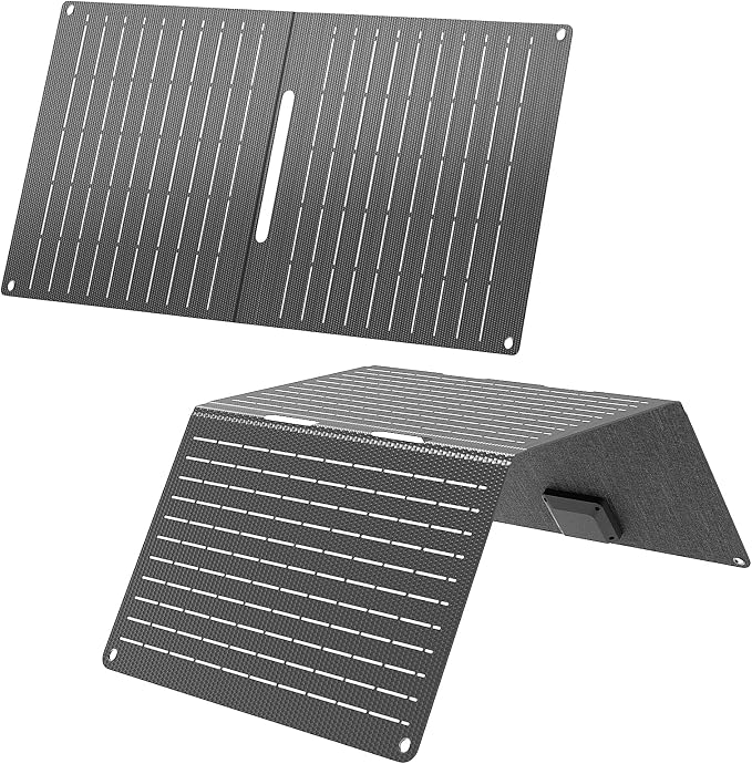 Ecosonique 15W and 30W Portable Solar Panel Charger with USB-A USB-C Ports and ETFE IP67 Waterproof Camping Backpacking Hiking Emergency for Phones，Tablets, Power Banks