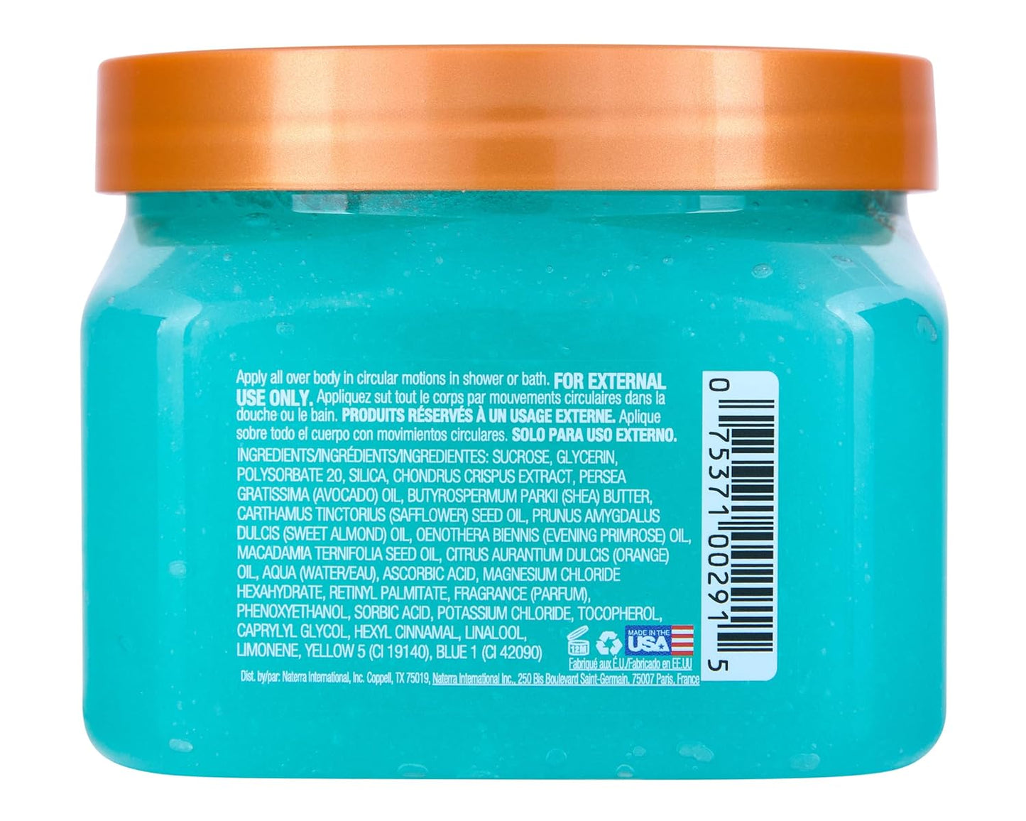 Tree Hut Blue Lagoon Shea Sugar Scrub | Exfoliating Body Scrub Removes Dead, Dry Skin for a Soft &amp; Hydrated Feel | Nourishing Essential Body Care | 18 fl oz.