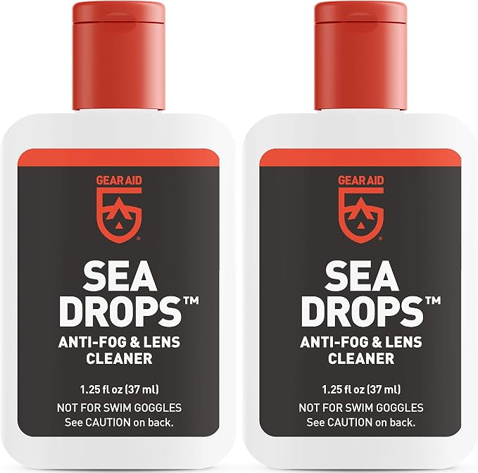GEAR AID Sea Drops & Sea Gold Anti-fog for Dive Masks (2-pk)