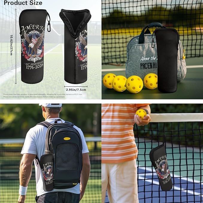 Pickleball Paddles Set 3PCS Pickleball Paddle Case Pickleball Racket Pickleball Bag Ideal for Beginners Gifts