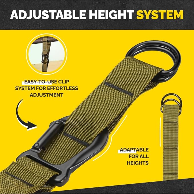Pull Up Assistance Bands - 4 Heavy Duty Pull Up Bands with Adjustable Strap and Foot Rest - Stackable Pull Up Assist Band Set for Pull Up Bar - Resistance Bands for Pull Ups Chin Ups Strength Training
