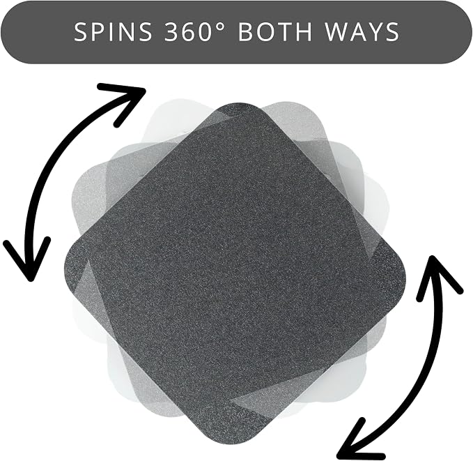Ceaz Figure Skating Spinner - Off Ice Training Aid to Practice Spinning for Ice Skaters, Ballet, Gymnastics and Dance - Includes Skate Sharpening Tool