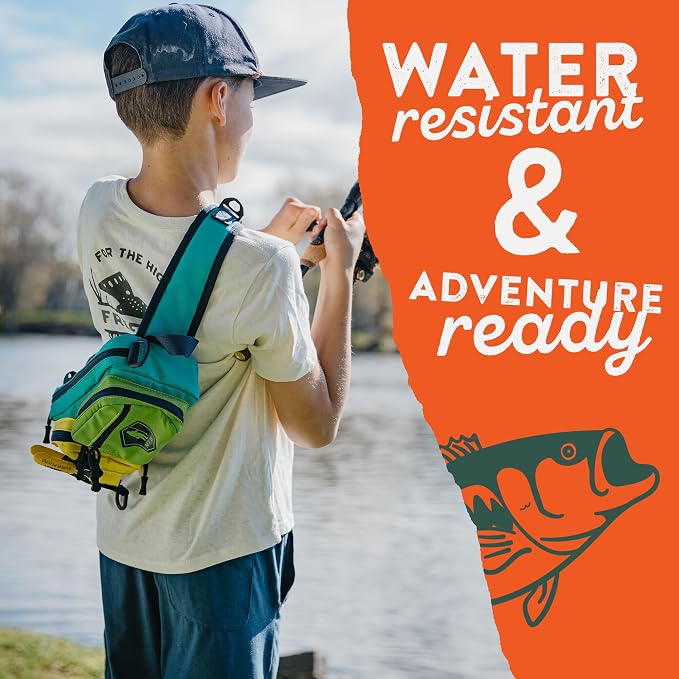 Catch Co Mystery Tackle Box Lil' Prowler Sling Fishing Lure Kit with Bonus | Multi-Color Sling Pack, Bonus Multi-Species Bait, Fishing Gear Storage, and Decal