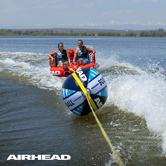 Airhead Booster Ball - Towable Tube Rope Performance Ball - Works for Boating, Water-Skiing, Wakeboarding, and More - Boating and Water Sports