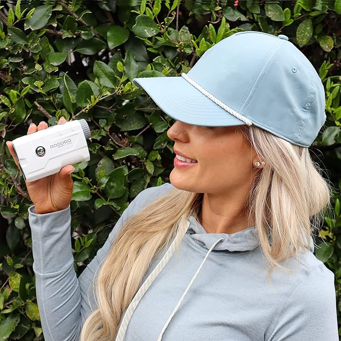 Gogogo Sport Vpro Golf Rangefinder 900 Yards Slope Laser Range Finder with Pinsensor & Flag-Lock, 6X Magnification, Pulse Tech