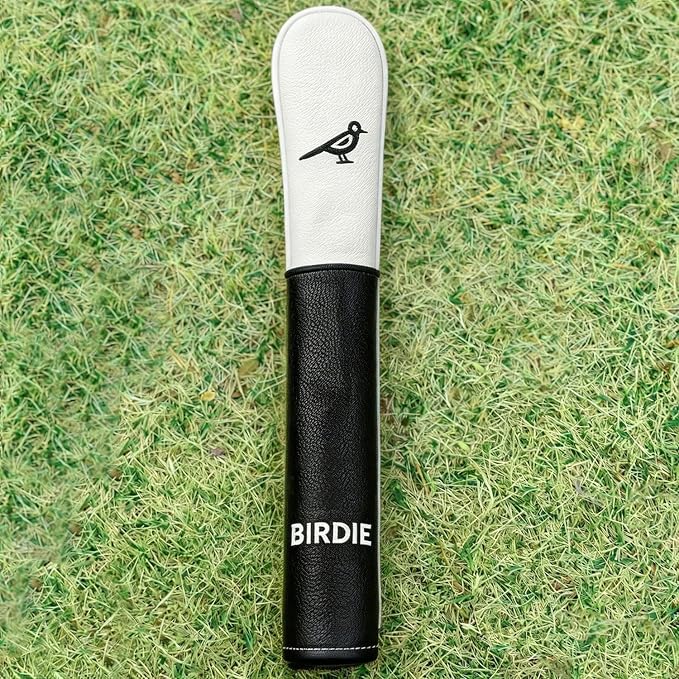 Vesperlux Birdie Golf Headcover Driver Wood Hybrid | Waterproof, Anti-Slip, 3-Pack, Universal Fit, Alignment Stick Cover, Durable, Adjustable Number Dial, Funny Unisex Golf Gift