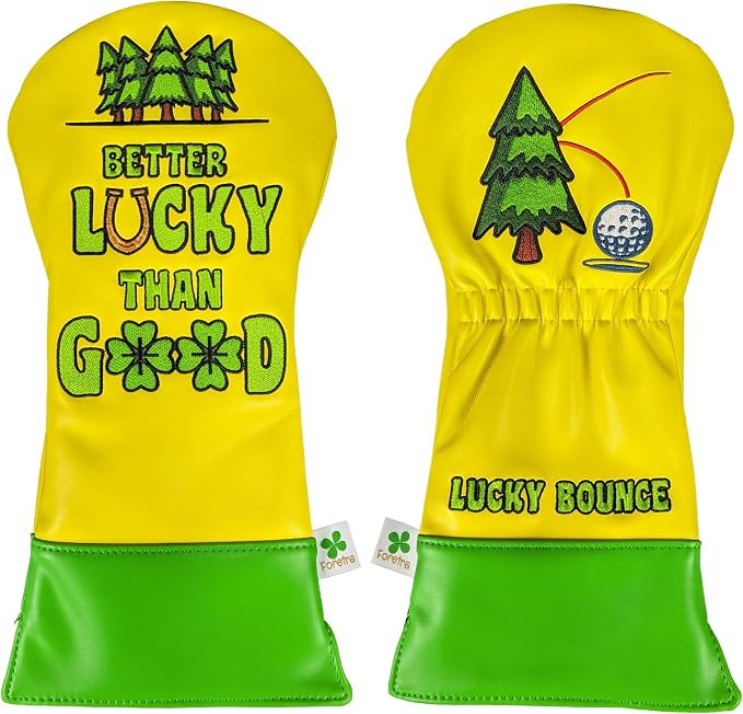 Foretra Driver Headcover | Premium Leather Golf Club Covers | Novelty Design Golf Head Covers Essential Golf Accessories for Men and Women | Universal Fit for Golfer Clubs