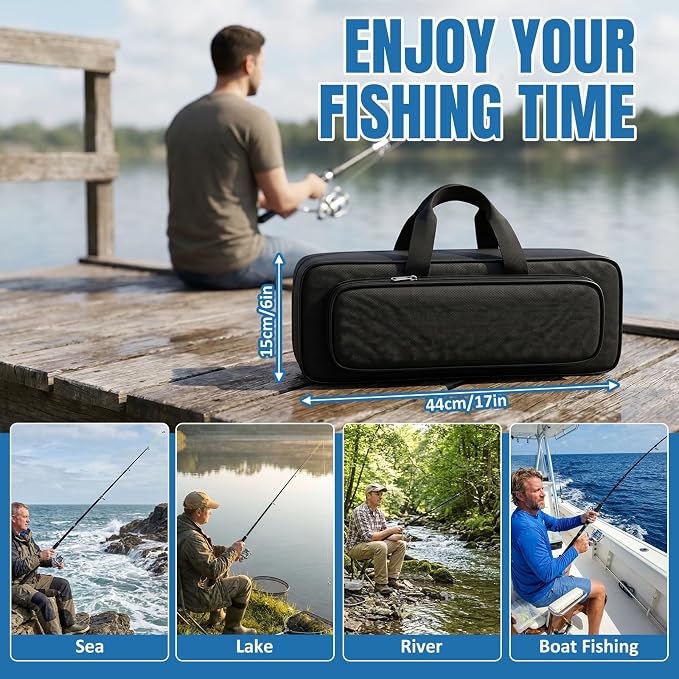 2.1M Telescopic Fishing Rod and Reel Combo Kit for Beginner Anglers, 2PCS Collapsible Fishing Poles + 2PCS Spinning Reels with Fishing Accessories Portable Fishing Gear Set for Saltwater Freshwater