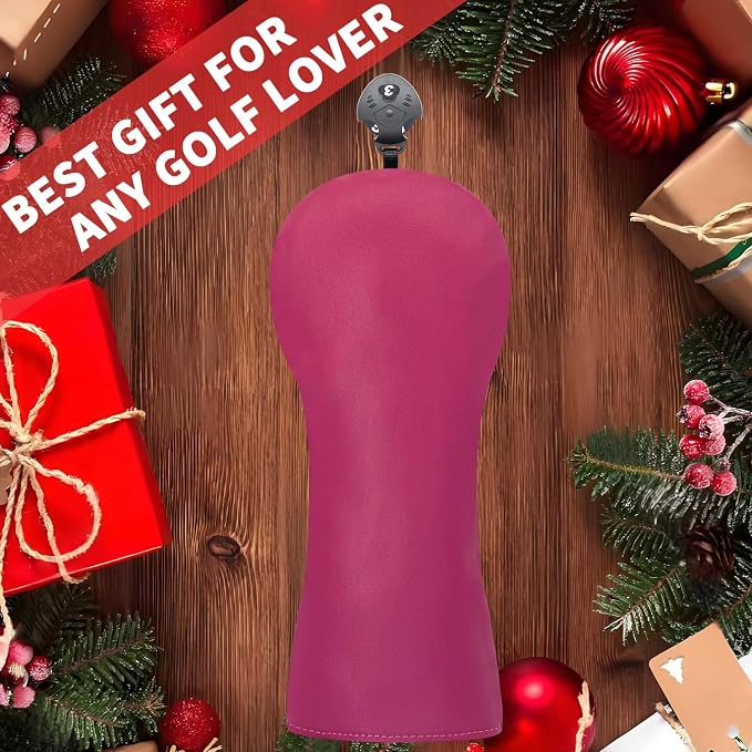 Golf Accessories Golf Club Covers for Driver, Fairway, Hybrids - Golf Driver Headcover/Golf Fairway Wood Head Cover/Hybrid Headcover for Men/Women Golfer