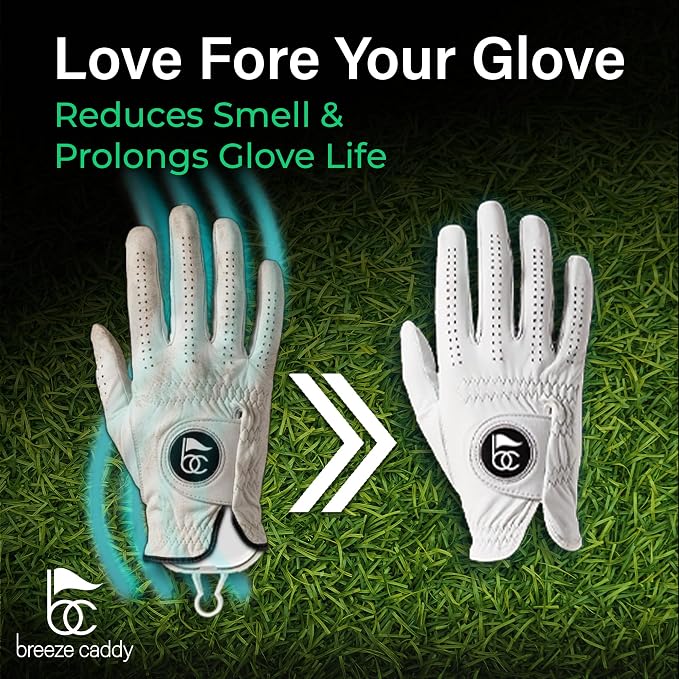 Portable Rechargeable Fan & Dryer for Golf Gloves - Ideal Golf Accessories & Gifts for Men, Includes Mini Fan for Gloves and Personal Use. Perfect Gifts for Golfers