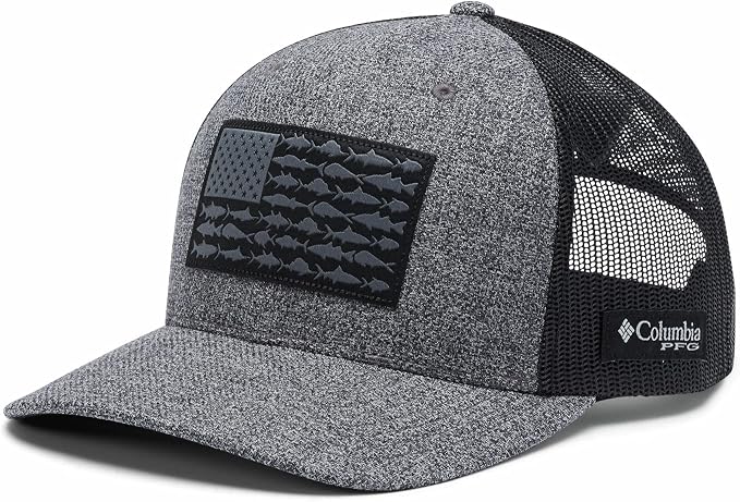 Columbia Unisex PFG Fish Flag Mesh Ball Cap