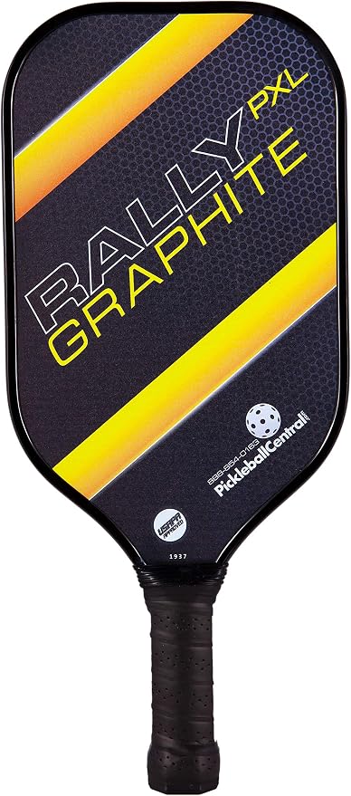 Rally PXL Graphite Pickleball Paddle | Polymer Composite Honeycomb Core, Graphite Carbon Face | Lightweight | USAPA Approved