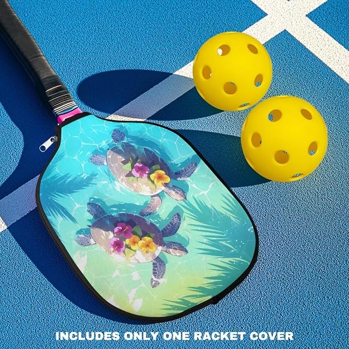 Blue Camo Corgi Pattern Print Pickleball Paddle Covers Only Paddles Holder Sleeve Fits Most Rackets