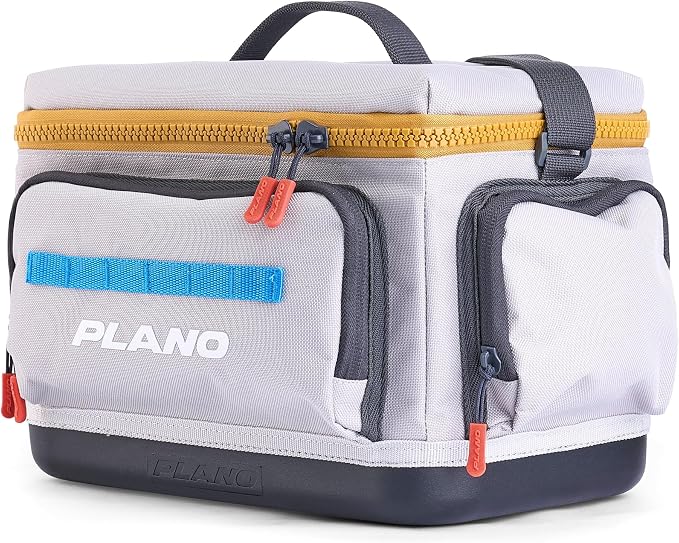 Plano Weekend 3600 Tackle Bag, Cutting-Edge Fishing Tackle Bag, Molded Waterproof Base, Spacious Storage, Die Cut Tool Sleeves, Daisy Chain Attachment Points
