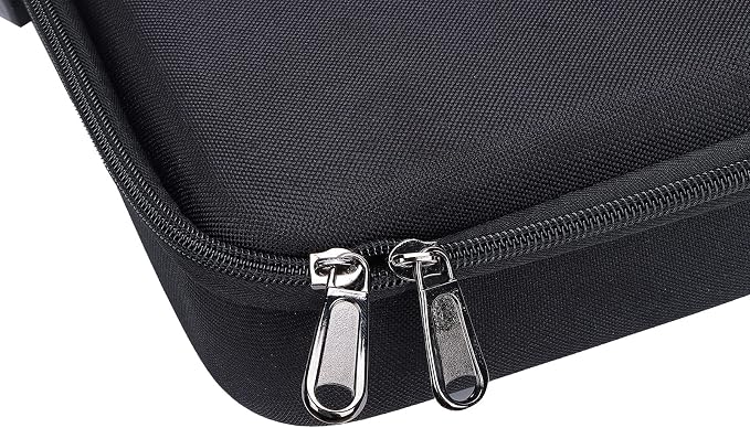 EVA Hard Shell Fishing Rod Case Fishing Gear Storage Bag Fishing Pole Protector with Double Zippers Sponge Padding for Rods Reels Boat Accessories